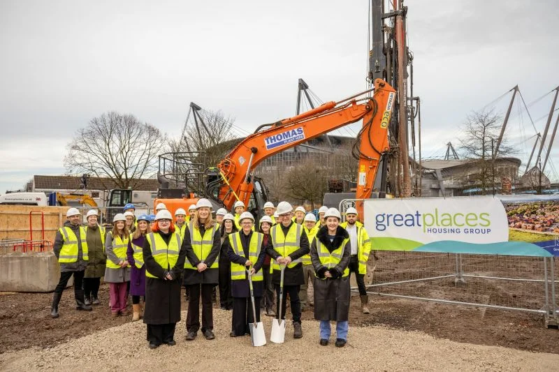 Council leaders mark start on £21m development